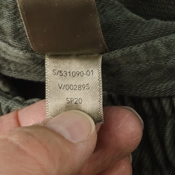 Athleta Size 6 Gray Farallon Jogger Style Tapered Leg Pull On Cotton Knit Pants - Picture 7 of 8